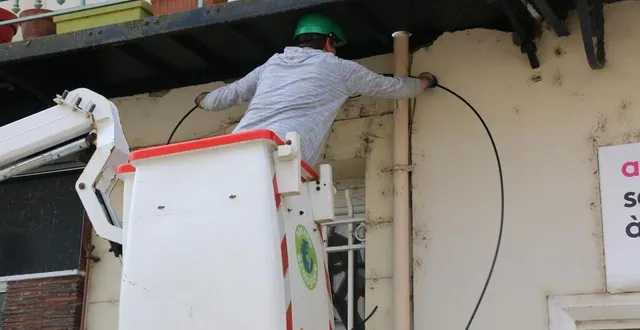 photo  la flèche est dans la dernière phase de déploiement de la fibre optique.  &copy;  ouest-france 