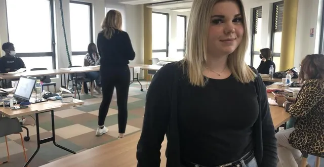 photo  coralie baudet, originaire de champagne-ardenne, suit une formation de conseiller commercial dans le nouveau cfa oui care.  &copy;  le maine libre 