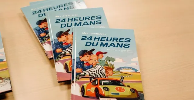 photo  la bande dessinée mes premières 24 heures du mans paraît le mercredi 4 mai 2022.  &copy;  le maine libre / adèle jamonneau 