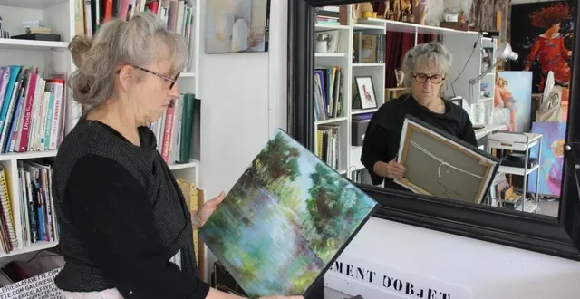 photo  ann masseaut-franchet ouvre son atelier ce week-end.  &copy;  le maine libre 