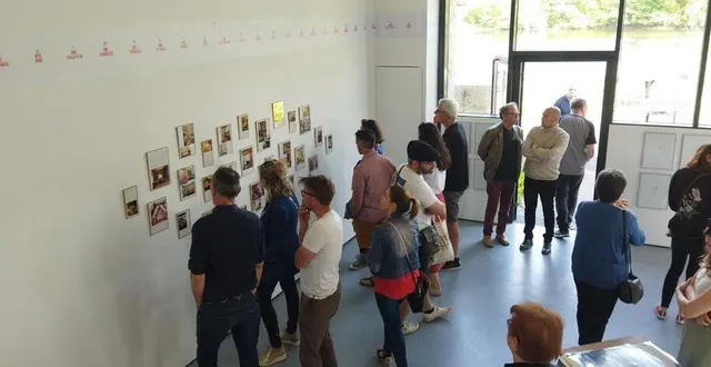 photo  depuis le 1er mai, les visiteurs peuvent découvrir le travail engagé de marion plumet.  &copy;  ouest-france 