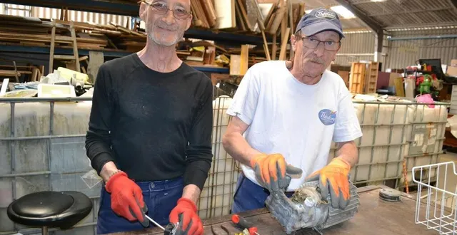 photo  l’atelier recyclerie d’objets et de mobilier, installé rue saint-nicolas, emploie 12 personnes.  &copy;  le maine libre 