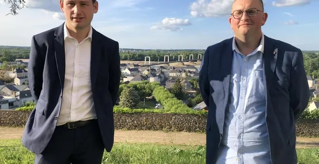photo  pie-louis lecluse et son suppléant, steeve gourmaud, ont été investis par le rassemblement national dans la sixième circonscription du maine-et-loire.  &copy;  ouest-france 