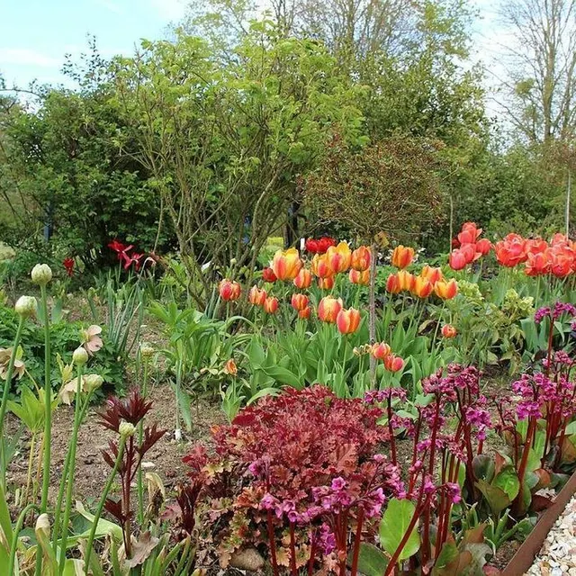 photo en plein cœur du perche, c’est le mariage réussi entre une ferme typique et un jardin d’aujourd’hui.  ©  ouest-france
