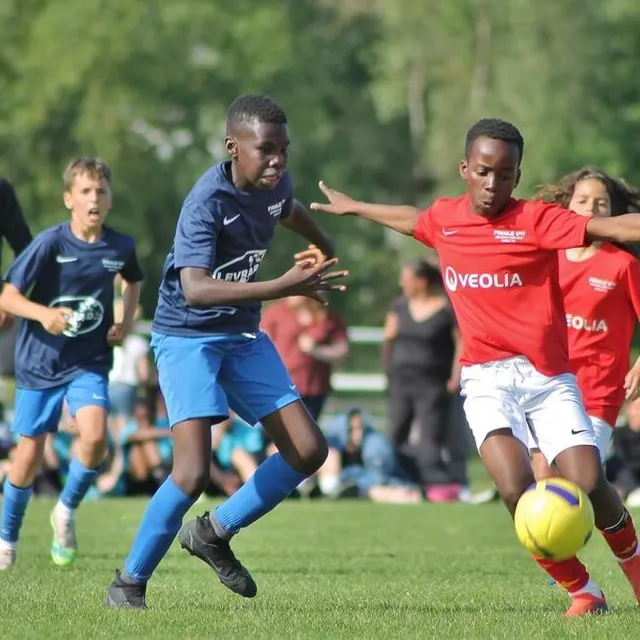 photo opposés aux jeunes du mans fc en finale, les u11 du sablé fc ont été défaits.  ©  ouest-france