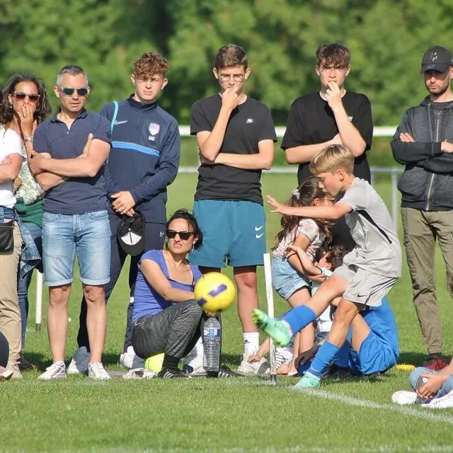 photo ce corner tiré sous les yeux des spectateurs par le jeune gaspard a débouché sur un but en finale u13. malheureusement insuffisant pour le sablé fc face au mans fc.  ©  ouest-france