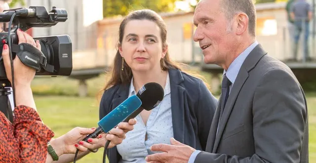 photo  ghislaine bodart et emmanuel franco se portent de nouveau candidats aux législatives dans la 4e circonscription de la sarthe.  &copy;  dominique breugnot photographer 