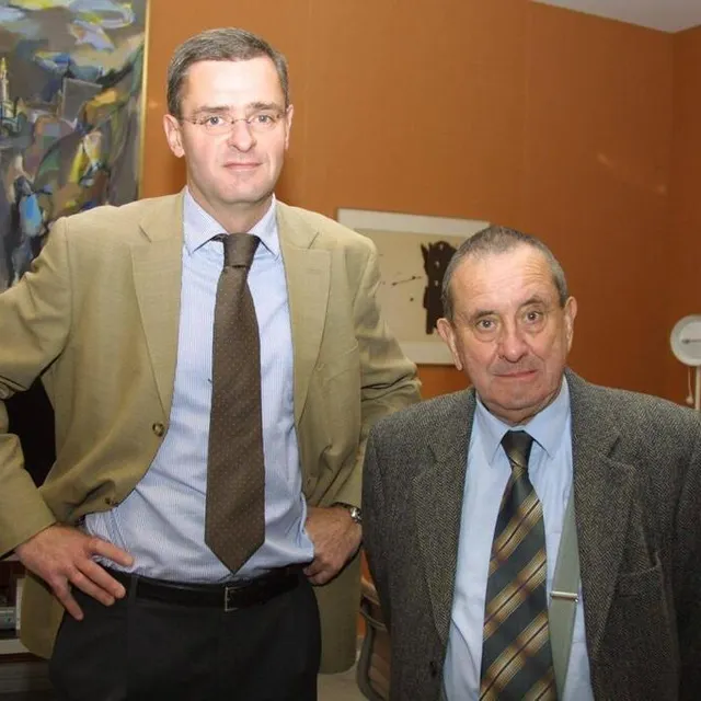photo marc joulaud avec pierre touchard, en 2007.  ©  archives ouest-france
