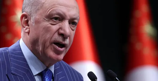 photo  le président turc recep tayyip erdogan s’exprime lors d’une conférence de presse à ankara, le 9 mai 2022.  &copy;  adem altan / afp 