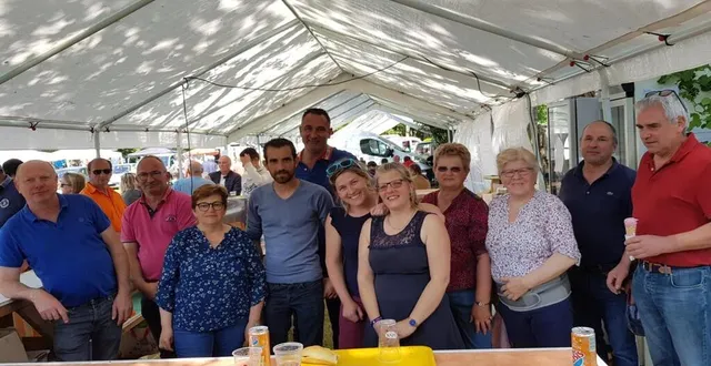 photo  l’équipe du comité des fêtes, très heureuse de se retrouver.  &copy;  le maine libre 
