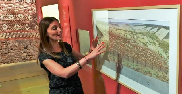 photo  la commissaire d’exposition julie bouillet. l’événement au mans commence le samedi 14 mai 2022 et dure jusqu’en janvier 2023.  &copy;  le maine libre 