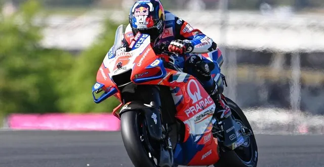 photo  motocyclisme. vitesse. championnat du monde.
grand prix de france moto.

05. johann zarco. ducati. pramac racing. france.  &copy;  daniel fouray / ouest-france. 