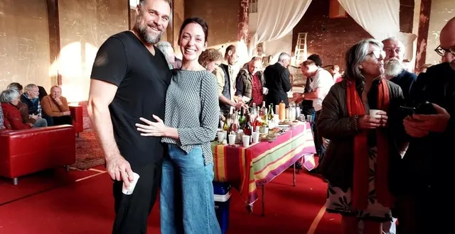 photo  réunion de préparation de l’équipe de julie delaurenti, au théâtre.  &copy;  ouest-france 