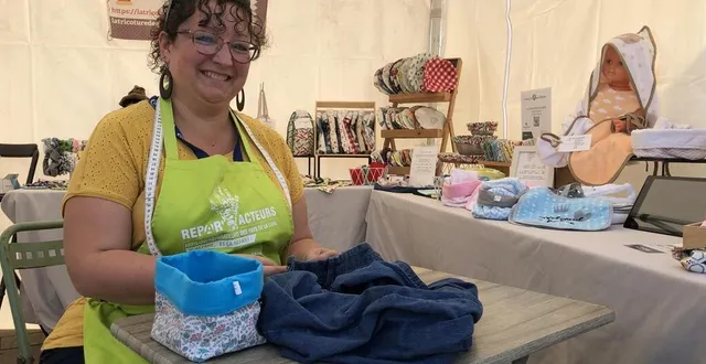 photo  gwenaëlle emon a commencé à tricoter à l’âge de 3 ans et à coudre à 5 ans !  &copy;  le maine libre 