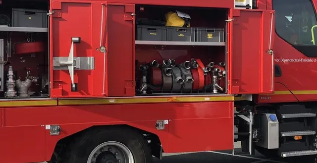photo  les pompiers de l’orne sont intervenus pour un feu de paille près de bellême.  &copy;  archives ouest-france 