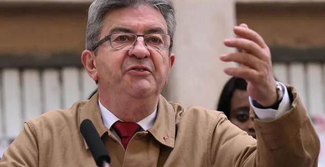 photo  jean-luc mélenchon prononce un discours lors d’une réunion de la nouvelle union populaire écologique et sociale (nupes) à marseille, le 12 mai 2022.  &copy;  pascal guyot / afp 