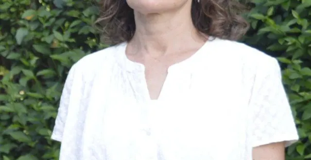 photo  fabienne ragueneau va devenir professeur de yoga.  &copy;  le maine libre 