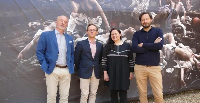 photo  jean-louis durand, guillaume renon, alice orange et lancelot durand  &copy;  le maine libre 