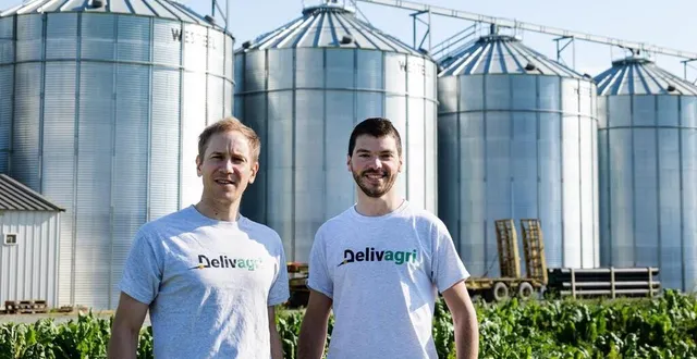 photo  damien pierre et quentin de chabot ont cofondé delivagri en 2016, autour du négoce de matières premières agricoles.  &copy;  photo delivagri – thomas bonnet 