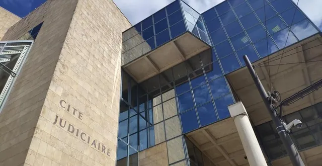 photo  au mans (sarthe), des travaux de redistribution et de sécurisation des espaces, à l’intérieur de la cité judiciaire, sont dans les tuyaux.  &copy;  archives ouest-france 