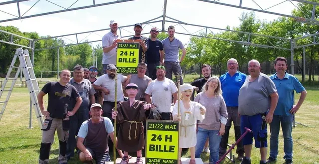 photo  une équipe de bénévoles qui s’attachent aux derniers préparatifs.  &copy;  le maine libre 