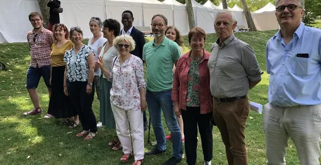 photo  toutes les composantes de la nupes étaient au rendez-vous pour la présentation du programme et des candidats.  &copy;  bruno mortier 