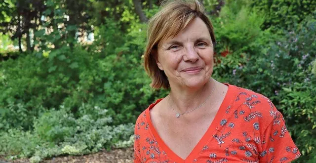 photo  sylvie tolmont, ici le 18 mai 2022, au mans, est candidate à sa succession dans la quatrième circonscription de la sarthe.  &copy;  ouest-france 