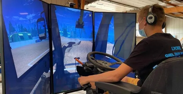 photo  les visiteurs pourront tester le simulateur de conduite de machines agricoles mis à disposition.  &copy;  ouest-france 