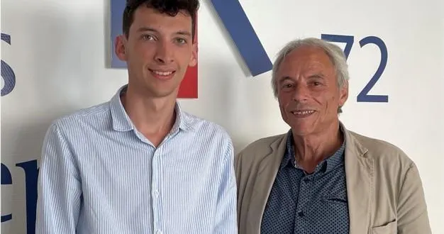 photo  noa lerosier et son suppléant, gérard loubier.  &copy;  ouest-france 