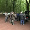 photo  une dizaine de chasseurs ont procédé à une battue aux corbeaux et corneilles ce lundi 23 mai 2022 à flers, dans l’orne. 