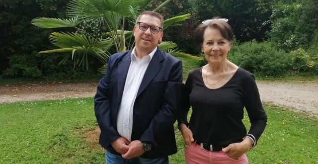 photo  cécile de bayle de jessé et son suppléant, stéphane martini.  &copy;  ouest-france 