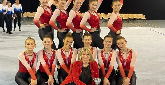 photo  équipe teamgym est prête pour le championnat de france qui aura lieu aux ponts-de-cé le week-end du 4 - 5 et 6 juin prochain.  &copy;  le maine libre 