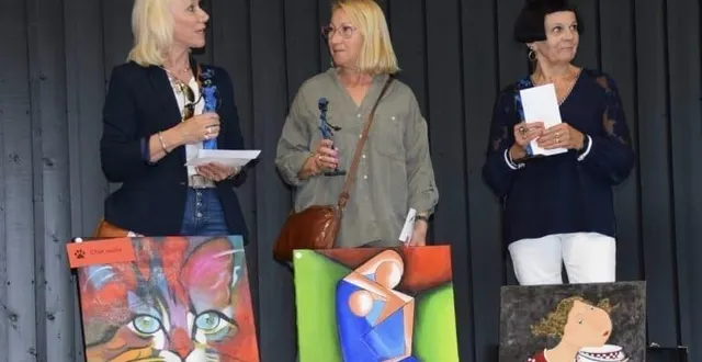 photo  après deux ans d’absence, le 12e salon des artistes de la vère s’est tenu samedi 21 et dimanche 22 mai 2022, à saint-georges-des-groseillers (orne).  &copy;  dr 