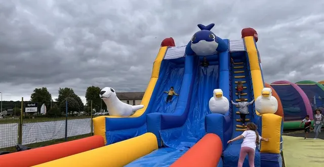 photo  la nouvelle structure de l’île fantastique à la monnerie.  &copy;  ouest-france 
