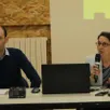 photo  thomas clavreul et nathalie lurson ont présenté les orientations du territoire communautaire, devant une vingtaine de personnes et membres du conseil municipal. 