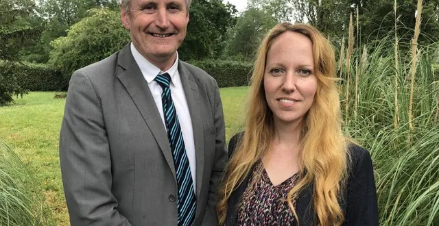 photo  victoria de vigneral se présente sous l’étiquette rn avec pierre vaugarny comme suppléant.  &copy;  le maine libre 