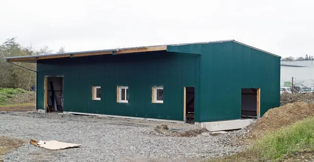 photo  le bâtiment en construction sera opérationnel en fin d’année.  &copy;  ouest-france 