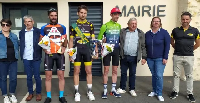 photo  en d1, anatole lasseur (le mans sarthe vélo) est champion de la sarthe. benoît cormier (champagné) et grégory plet (ac belmontaise) complètent le podium.  &copy;  le maine libre 
