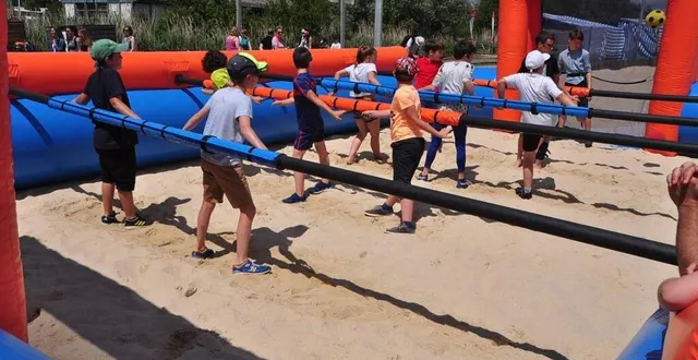 photo  le baby-foot humain sera de nouveau proposé aux enfants.  &copy;  archives 