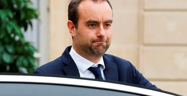 photo  sébastien lecornu, ministre des armées du gouvernement d’élisabeth borne, sera présent, lundi 6 juin 2022, à bernières-sur-mer (calvados), pour la cérémonie internationale du débarquement allié en normandie.  &copy;  afp / ludovic marin 