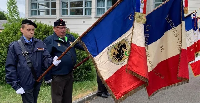 photo  gaël ménard a officiellement été intronisé porte-drapeau lors de la cérémonie qui s’est tenue dans son établissement scolaire.  &copy;  ouest-france 