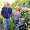 photo  bertrand et michèle garreau ouvrent leur jardin bleu en ce premier week-end de juin. 