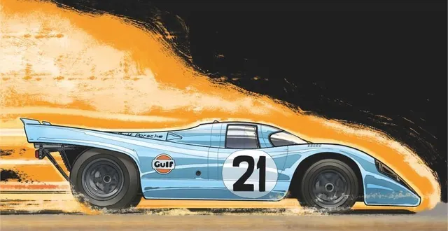 photo  « 24 heures du mans 1970-1971 : code neuf-un-sept » est paru chez glénat.  &copy;  glénat 