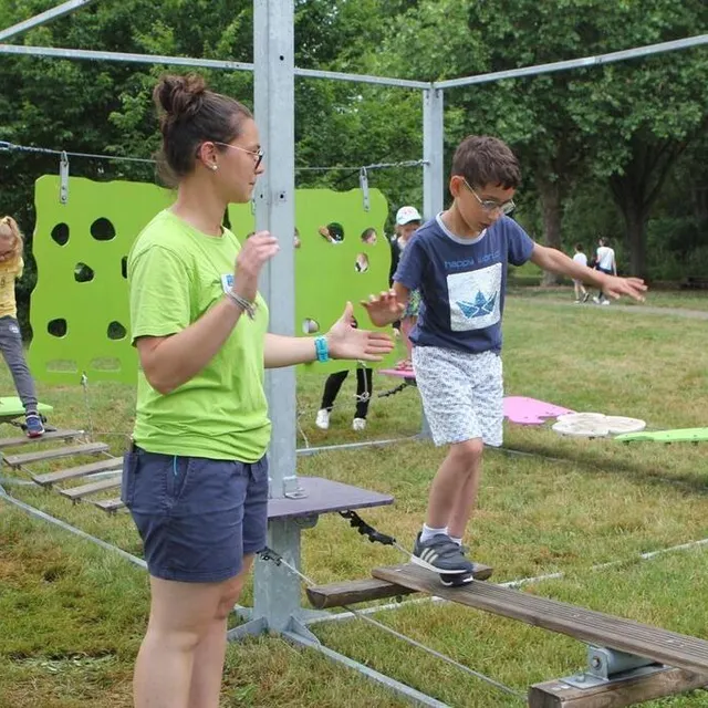 photo le parcours ouistiti était prisé.  ©  le maine libre