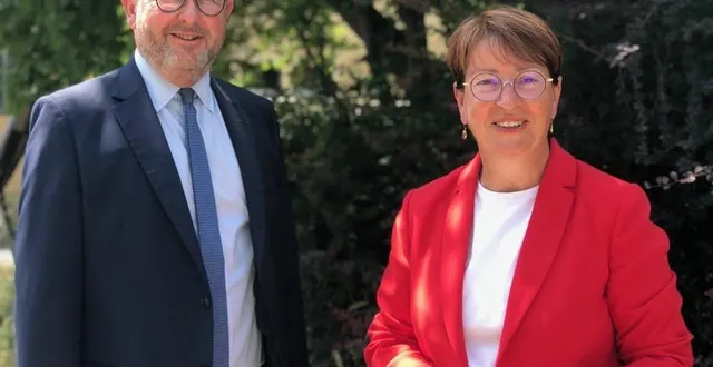 photo  la députée marietta karamanli se présente à sa succession dans la 2e circonscription de la sarthe. son suppléant est le maire de changé, yves-marie hervé.  &copy;  le maine libre 