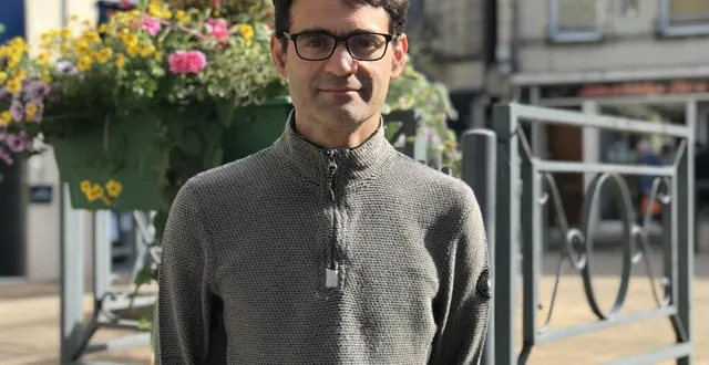 photo  arnaud gautier, candidat dans la circonscription flers-argentan pour lutte ouvrière.  &copy;  ouest-france 