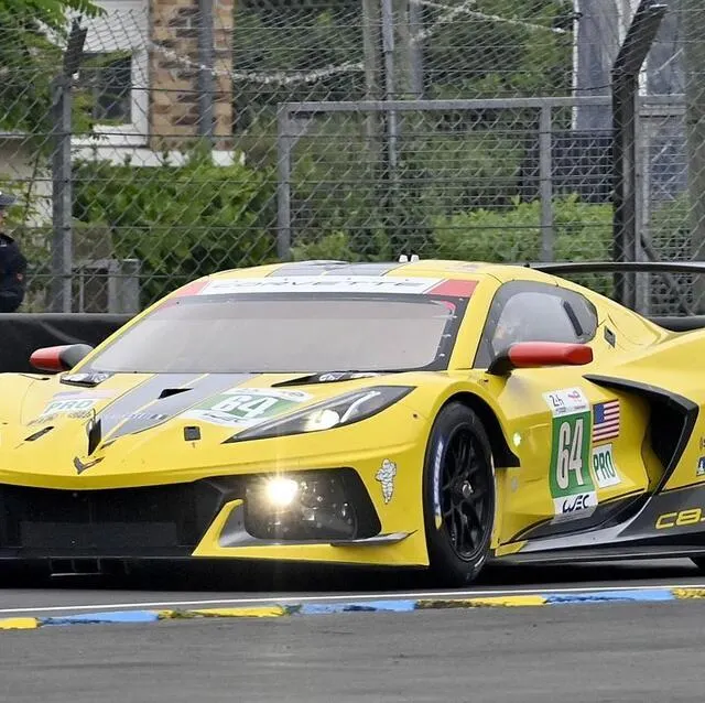 photo le britannique nick tandy a réalisé le meilleur temps en gte-pro, avec sa chevrolet corvette c8.r n°64 du team corvette racing.  ©  photo : jérôme fouquet / ouest-france