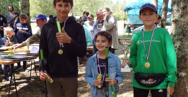 photo  les trois premiers de ce concours qui comptait la participation de 18 jeunes.  &copy;  le maine libre 