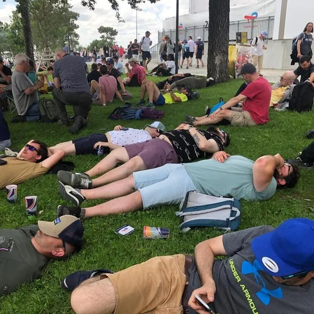 photo 24 heures, c’est long. alors il faut bien se reposer de temps en temps.  ©  ouest-france