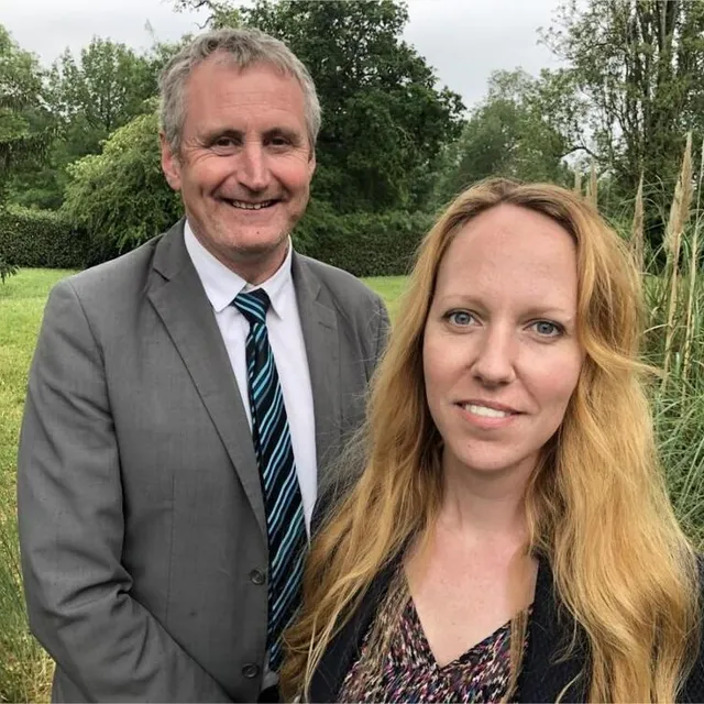 photo victoria de vigneral et son suppléant, pierre vaugarny.  ©  ouest-france